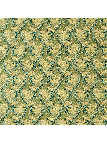 Morris & Co. Laceflower Furnishing Fabric, Pistachio/Lichen