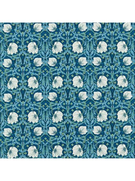 Morris & Co. Pimpernel Furnishing Fabric, Midnight/Opal