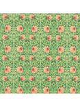 Morris & Co. Pimpernel Furnishing Fabric, Shamrock/Watermelon