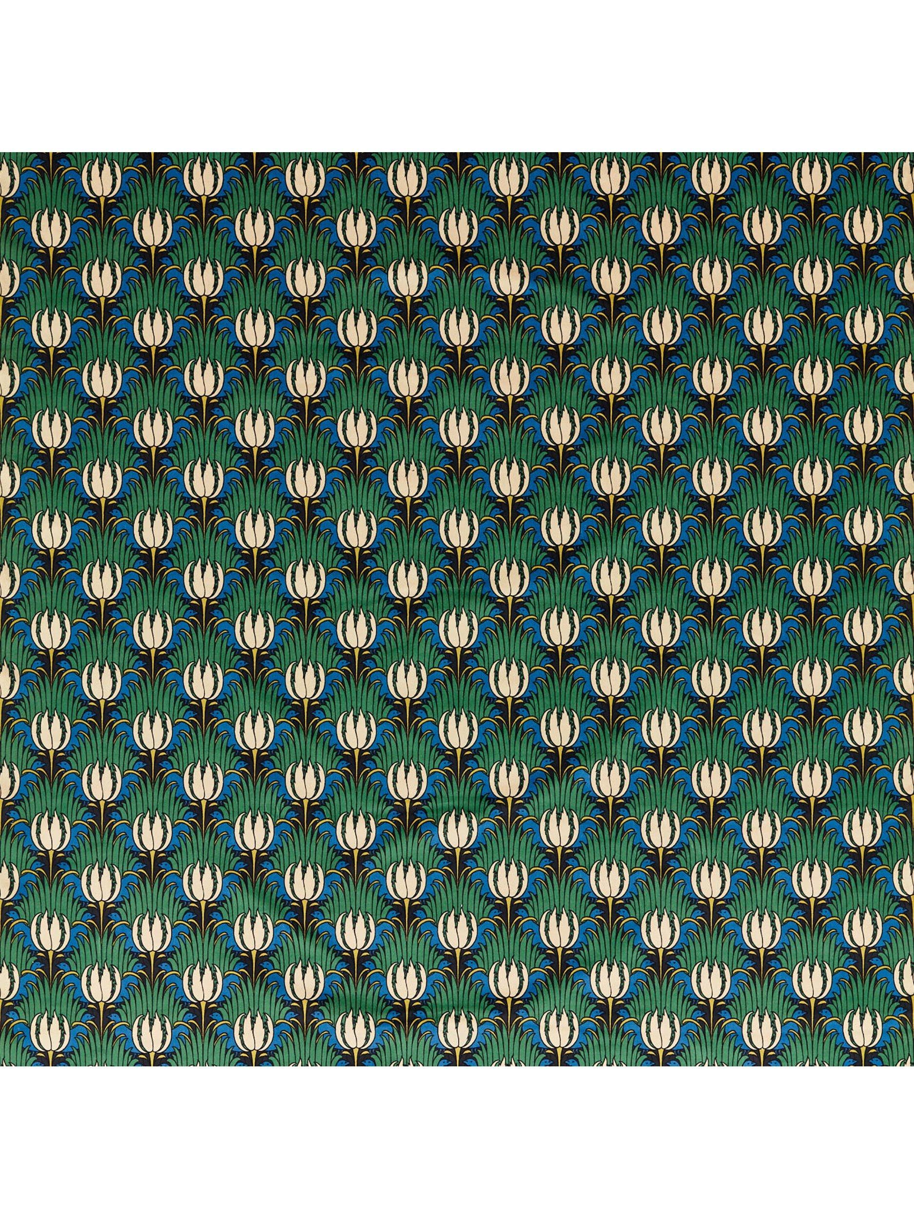 Morris & Co. Tulip & Bird Furnishing Fabric, Goblin Green/Raven