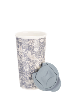 William Morris Strawberry Thief Ceramic Desk Mug, 300ml, 