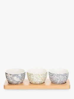 William Morris Ceramic Bowls & Tray, Multi - view 2, 