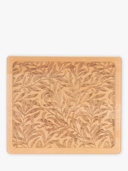 William Morris At Home Willow Boughs Serving Board, FSC-Certified (Beech Wood), 