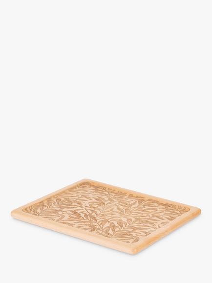 William Morris At Home Willow Boughs Serving Board, FSC-Certified (Beech Wood) - view 2, 