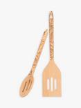 William Morris At Home Kitchen Utensils, Set of 2, FSC-Certified (Beech Wood)