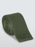 John Lewis Knitted Tie, Green