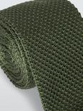 John Lewis Knitted Tie, Green