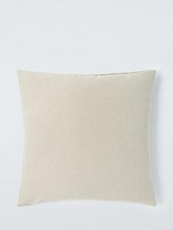 John Lewis Rib Weave Cushion - view 2, Green