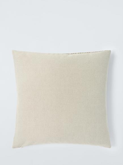 John Lewis Rib Weave Cushion - view 2, Green
