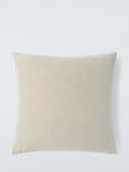 John Lewis Rib Weave Cushion, Ochre