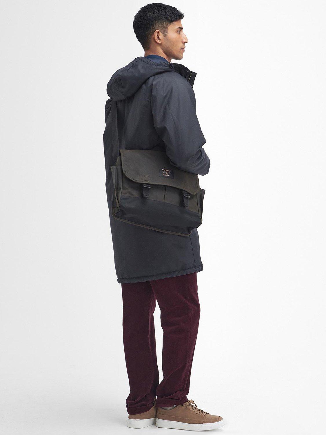 Product image 2 of 6, which shows Field Wax Messenger Bag, Olive