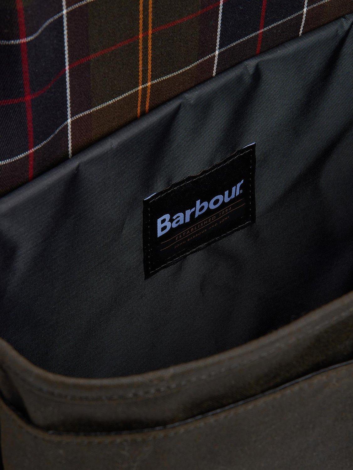 Product image 6 of 6, which shows Field Wax Messenger Bag, Olive