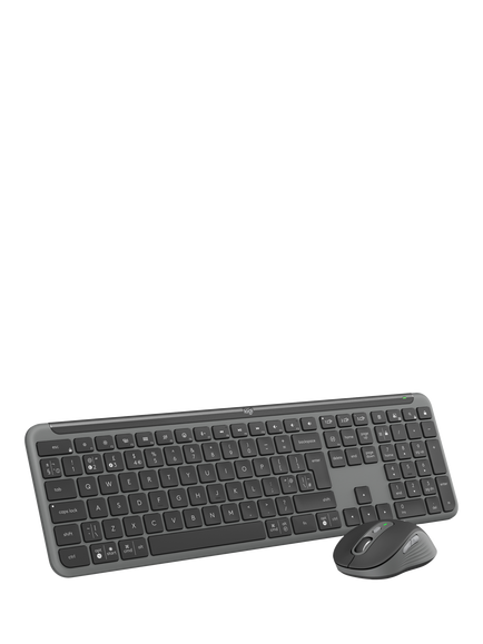 Logitech MK950 Signature Slim Keyboard and Mouse Combo, Graphite