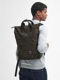 Barbour Field Waxed Cotton Backpack