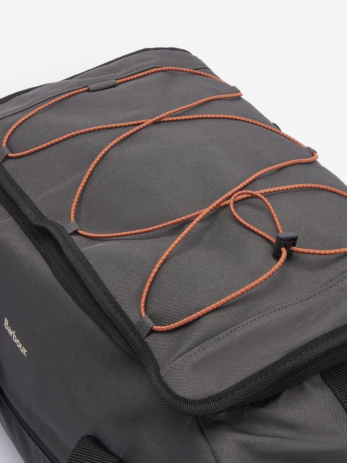 Barbour Arwin Canvas Duffle Bag Charcoal