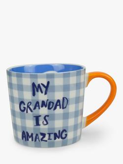 Eleanor Bowmer 'My Grandad Is Amazing' New Bone China Mug, 300ml, 