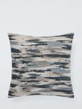 John Lewis Brushstroke Stripe Cushion, Blue