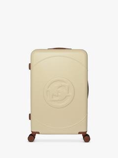 Dune London Onella 8-Wheel 78cm Large Suitcase, Natural