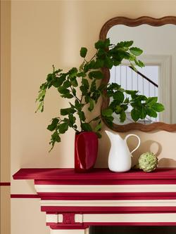 John Lewis X Collagerie Stoneware Vase, Red - view 2, 