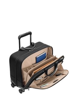 Briggs & Riley Large Spinner Briefcase, 28L, Black - view 2, Black