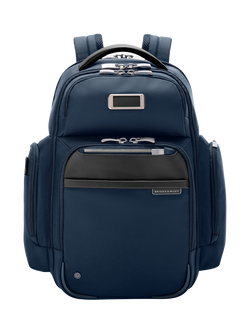 Briggs & Riley Medium Cargo Backpack, Black, Navy
