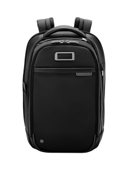 Briggs & Riley Slim Backpack, Black, Black
