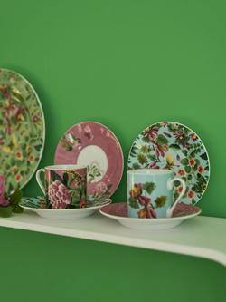 Designers Guild Ikebana Porcelain Cup & Saucer, Set of 2, 90ml, Multi - view 2, Multi