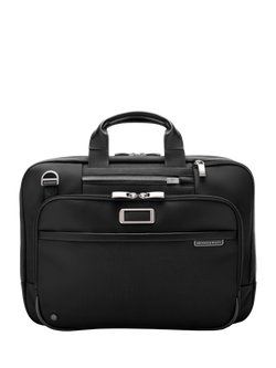 Briggs & Riley Medium Expandable Briefcase, Black, Black