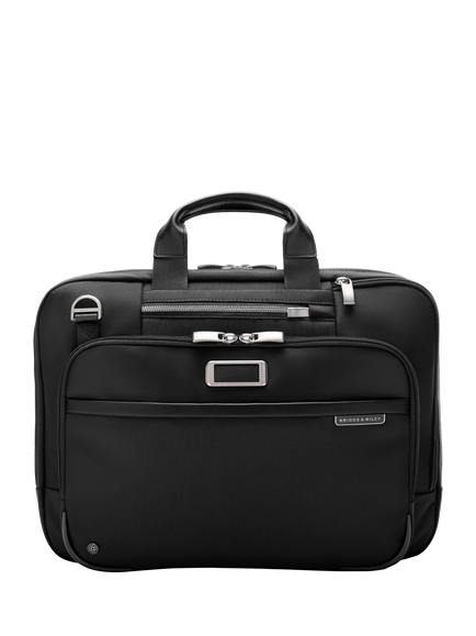 Briggs & Riley Medium Expandable Briefcase, Black, Black