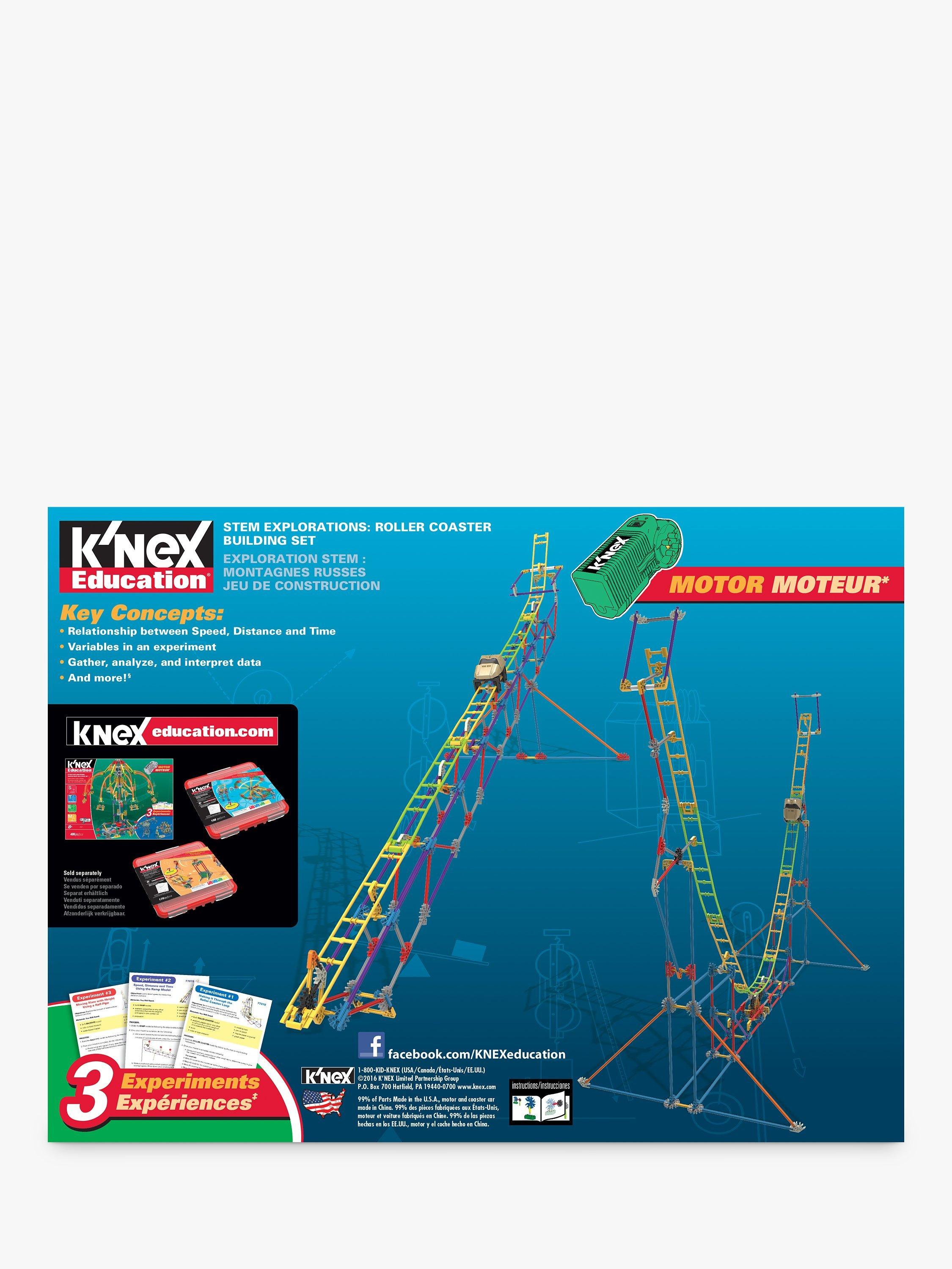 K Nex Education STEM Explorations Roller Coaster Building Set