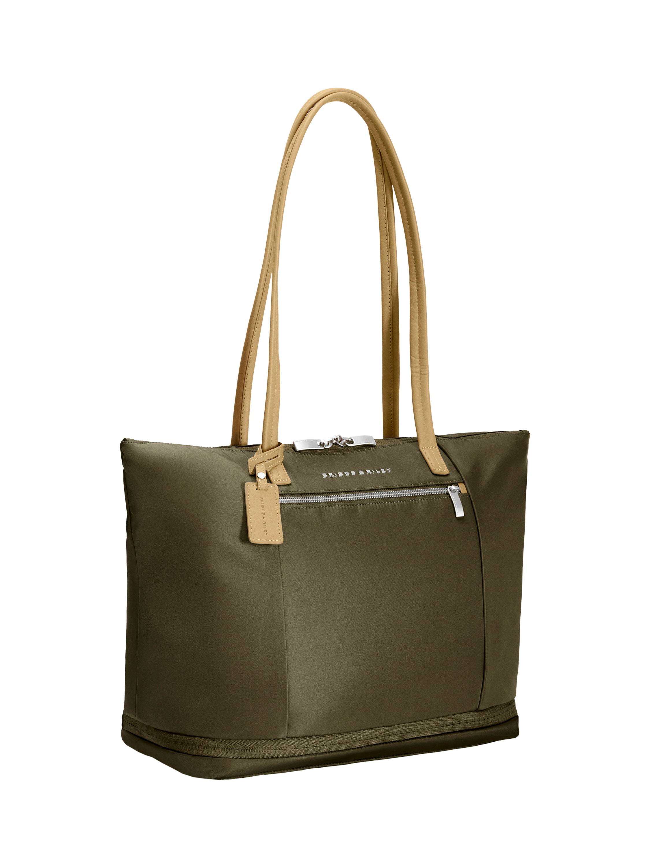 Product image 2 of 6, which shows Briggs & Riley Expandable Tote Bag, 28L, Olive