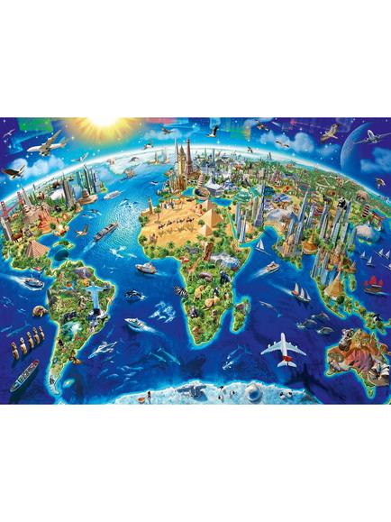 Ravensburger World Landmarks XXL Jigsaw Puzzle, 200 Piece - view 2, Multi