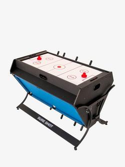 Sure Shot Rotating 4-in-1 Games Table - view 2, Black/Blue