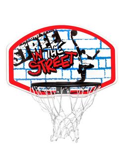 Sure Shot In The Street Backboard and Ring Set - view 2, White/Blue/Red