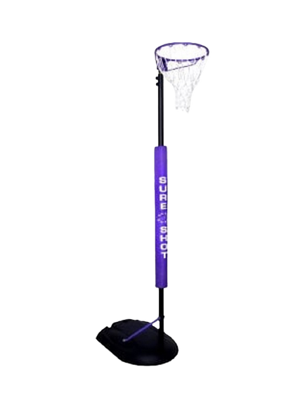 Sure Shot 66503 Goal Shot Netball Unit, Purple/Black