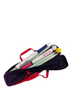 Sure Shot Home Rounders Set - view 2, White / Red / Black