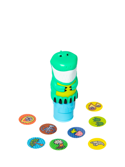 Melissa & Doug Sticker Sticker WOW!™ Dinosaur Activity Pad, Sticker Stamper, Mini Activity Pad & Refill Stickers Set, Multi