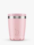 Chilly's Original Double Wall Insulated Travel Mug, 340ml, Pastel Pink