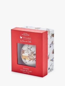 Wrendale Designs Away In A Manger Christmas Tree Bauble - view 2, 