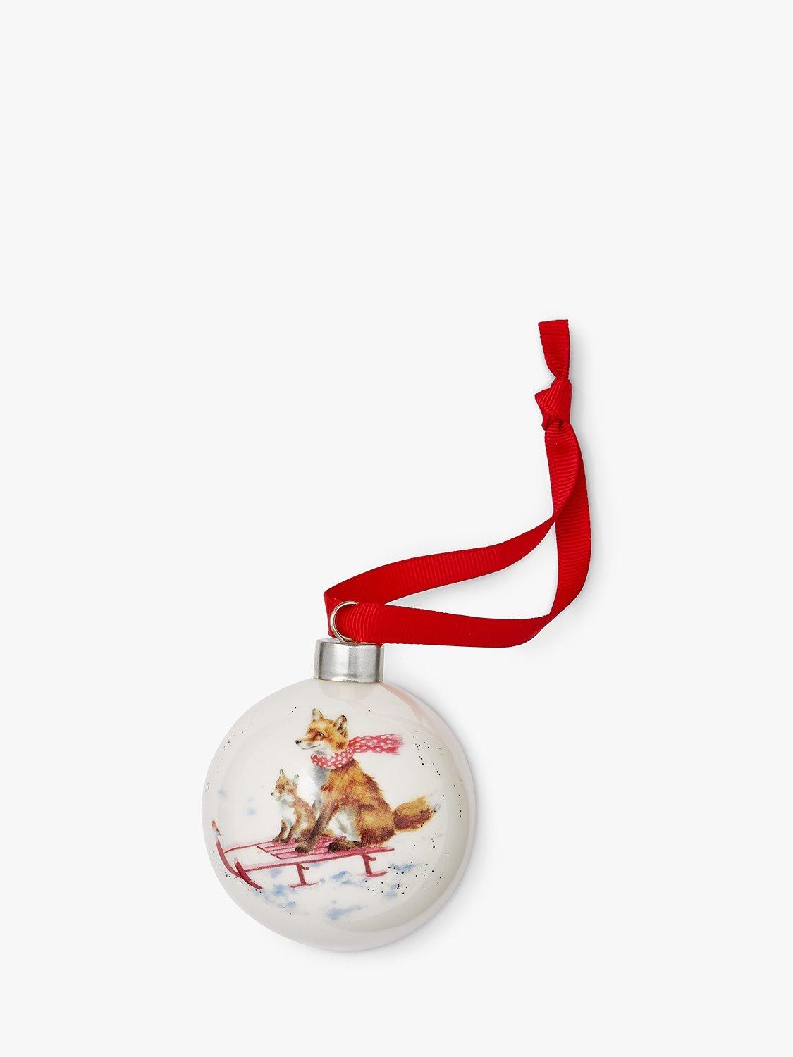 Wrendale Designs The Sleigh Ride Christmas Tree Bauble