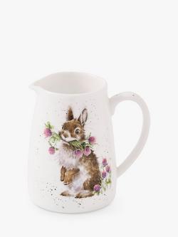 Wrendale Designs Rabbit Fine China Posy Jug, 125ml, Multi