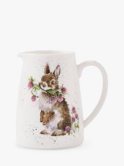 Wrendale Designs Rabbit Fine China Posy Jug, 125ml - view 2, Multi