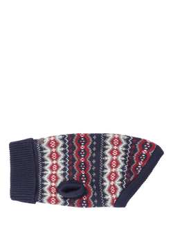 Barbour Fair Isle Dog Jumper, Fairisle, Small, Fairisle