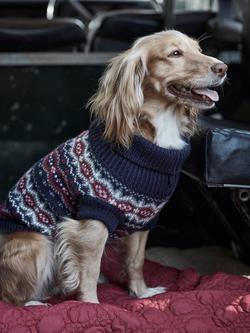 Barbour Fair Isle Dog Jumper, Fairisle, Small - view 2, Fairisle