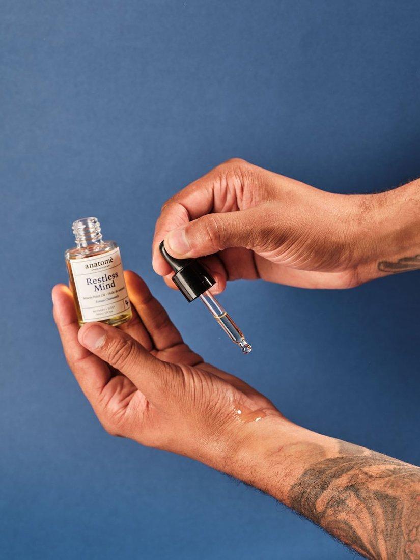 Product image 5 of 5, which shows anatome Restless Mind Roman Chamomile Sensory Oil, 30ml