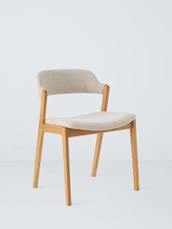 John Lewis Santino Dining Chair, Bianco Oil Oak, Natural