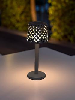 Newgarden Gretita Cordless Battery Powered Indoor/Outdoor Table Lamp, Anthracite - view 2, 