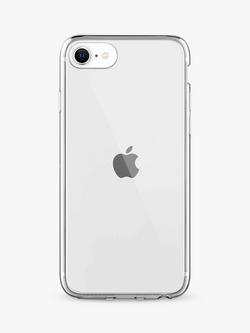 QDOS Hybrid Case for iPhone SE, Clear, Clear