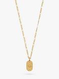 Katie Loxton Waterproof Zodiac Necklace, Gold, Aries