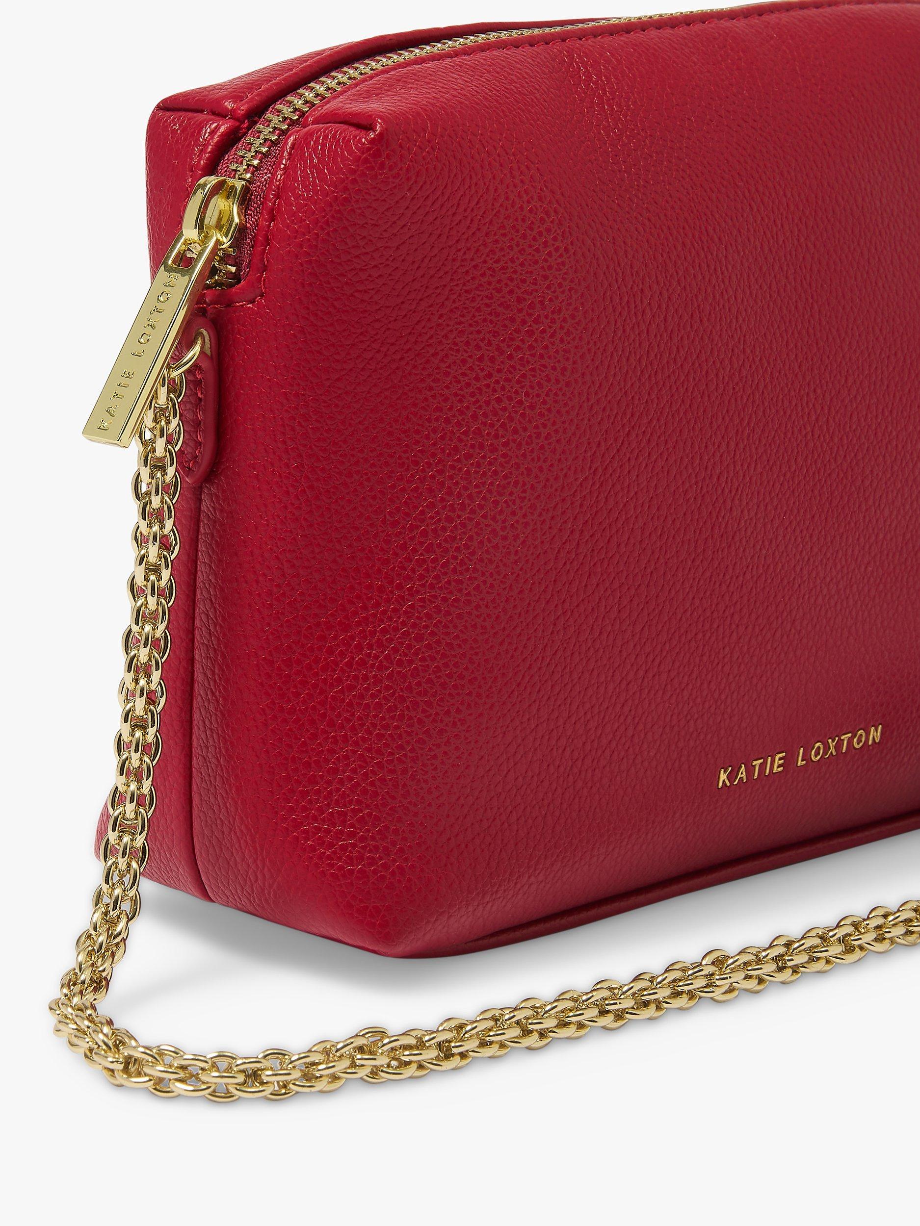 Product image 3 of 4, which shows Katie Loxton Margot Mini Crossbody Bag, Red